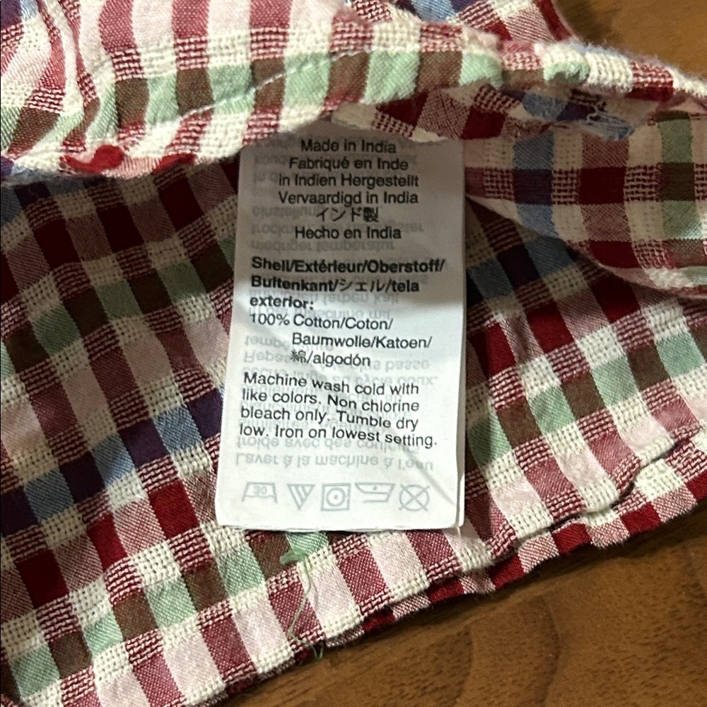 Madewell Multicolor Plaid Shirt Size XXS - Picture 4 of 7